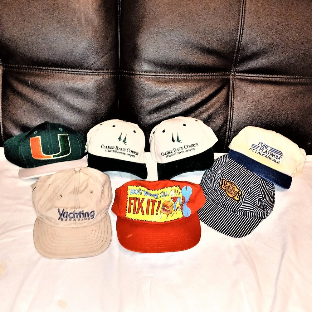 7 Sport Hats/Baseball Caps